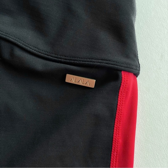 ALALA Reef Tight Leggings In Black/Pink/Red - Picture 7 of 7